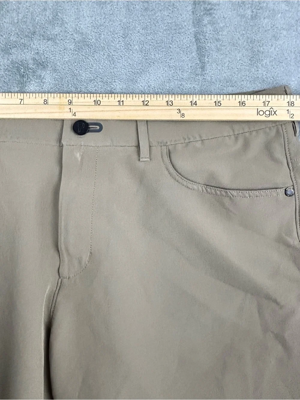 Public Rec Workday Pants Men 36X34 Brown Khaki 5-Pocket Straight (Fit 36X32)